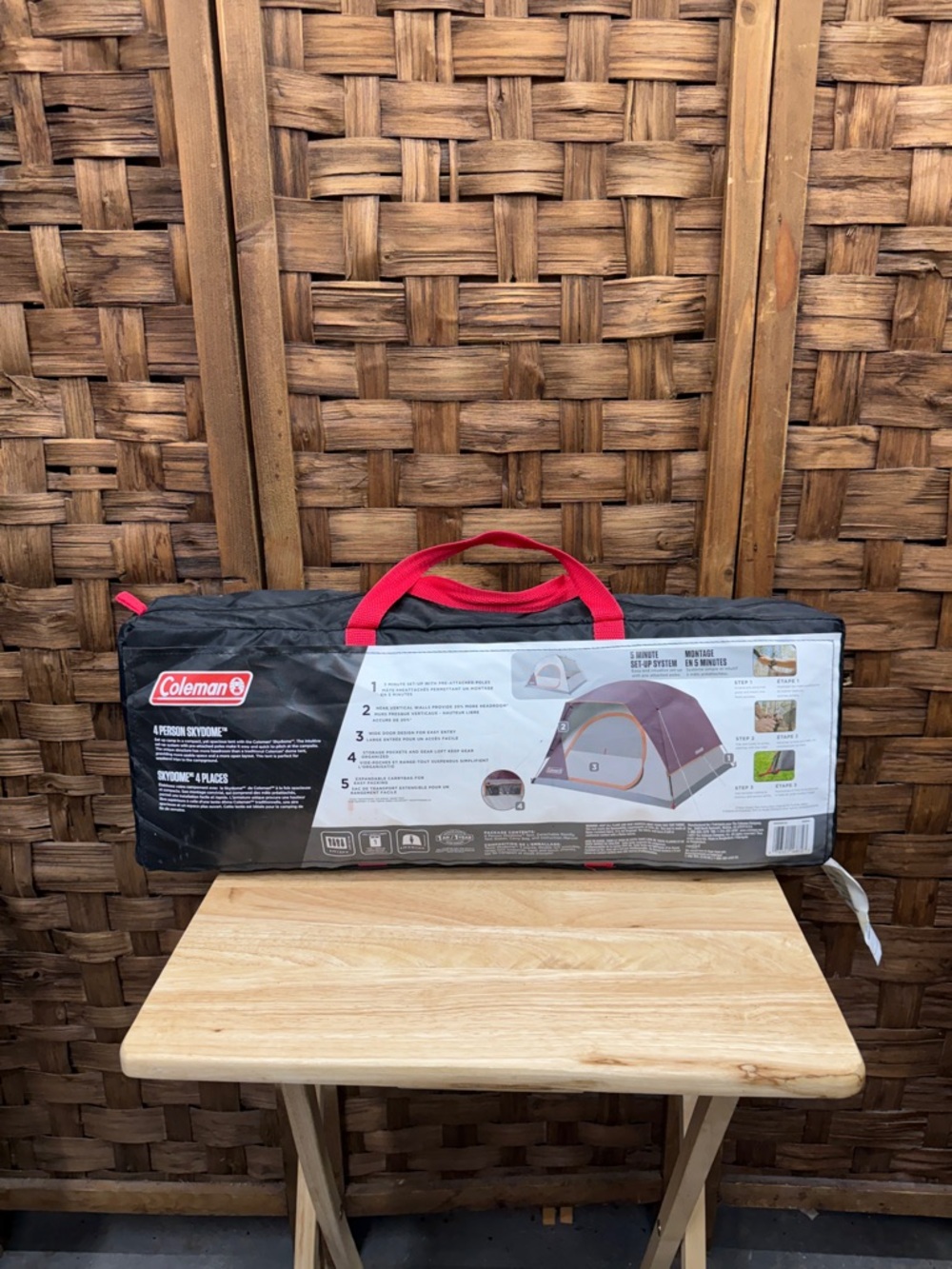 New Coleman 4 Person Skydome Camping Tent